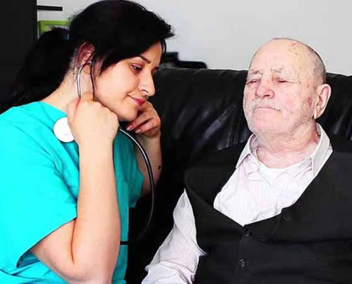 ECG de infarto para residencias de ancianos