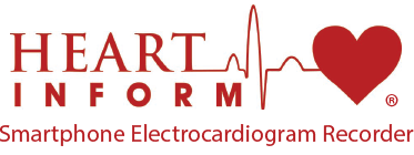 Logotipo de Heart Inform Detect infartos fatales al instante y fácilmente en casa